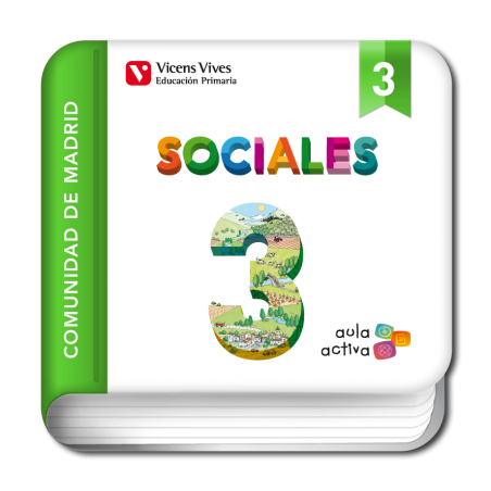 Sociales 3. Comunidad de Madrid. (Digital) (Aula Activa)