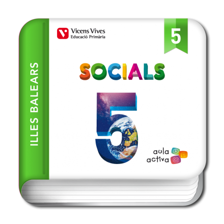 Socials 5. Illes Balears. (Digital) (Aula Activa)