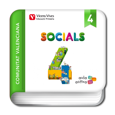 Socials 4. Comunitat Valenciana. (Digital) (Aula Activa)