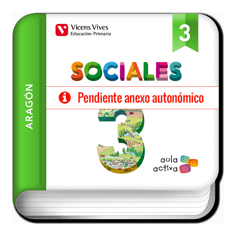 Sociales 3 Aragón (Digital) (Aula Activa)