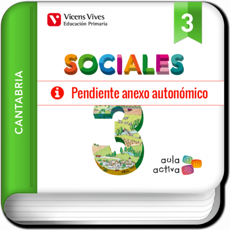 Sociales 3 Cantabria (Digital) (Aula Activa)