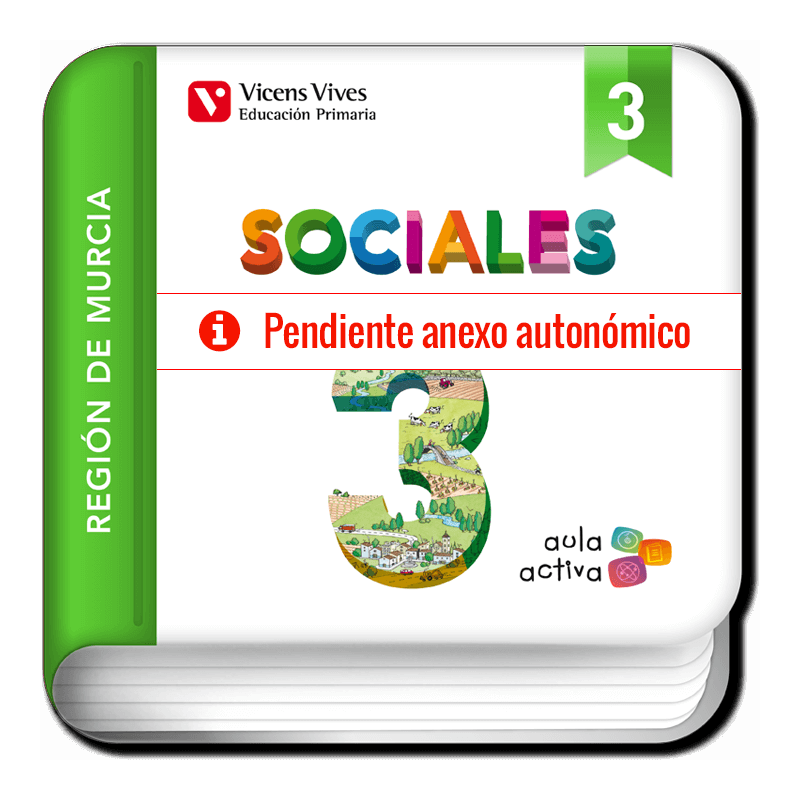 Sociales 3 Región de Murcia (Digital) (Aula Activa)