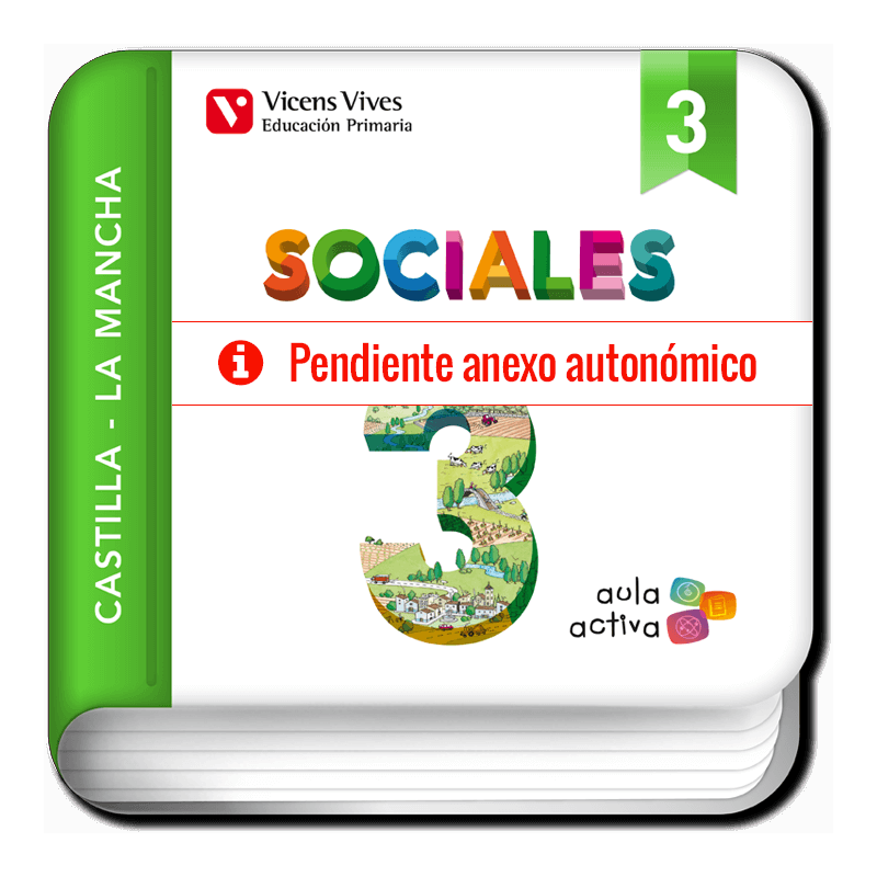 Sociales 3 Castilla La Mancha (Digital) (Aula Activa)