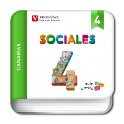 Sociales 4 Canarias (Digital) (Aula Activa)