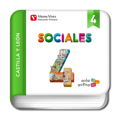 Sociales 4 Castilla y León (Digital) (Aula Activa)