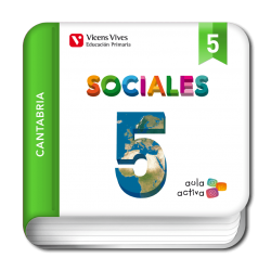 Sociales 5 Cantabria (Digital) (Aula Activa)
