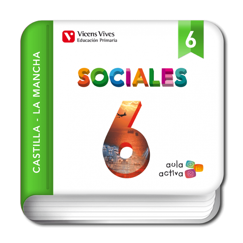 Sociales 6 Castilla La Mancha (Digital) (Aula Activa)