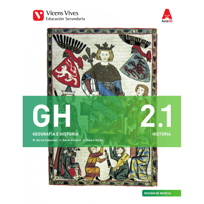 GH 2. Libro 1 Historia, 2 geografía y separata Geografía. Región de Murcia (Aula 3D)